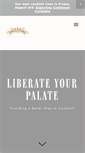 Mobile Screenshot of liberateyourpalate.com