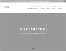 Tablet Screenshot of liberateyourpalate.com